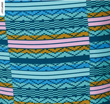 SAXX SXSW01L-ASF-28  Betawave 2N1 Boardie 7" -SIZE: 28, Asher Stripe- Sea Foam