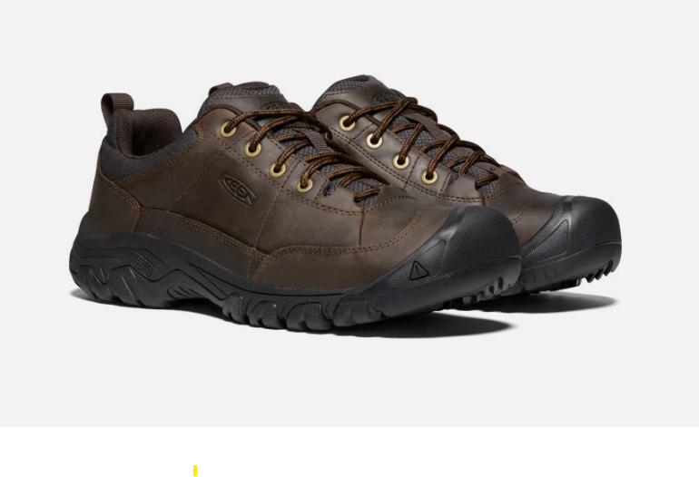 KEEN Footwear 102328811  Men's Targhee III Oxford Wide Shoes -SIZE: 11 W, Dark Earth/Mulch