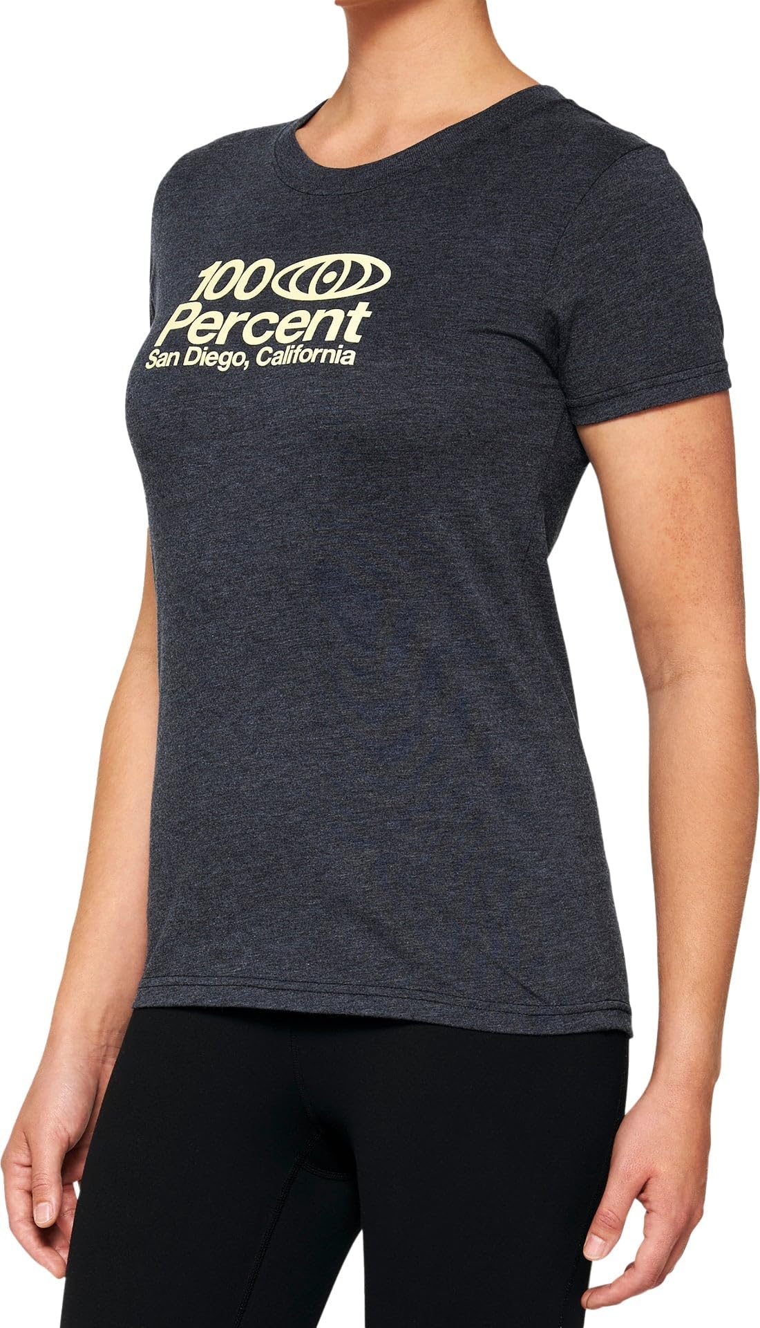 100 Percent - 100% Sd Tee Nvy Hthr Wlg (20002-00014)