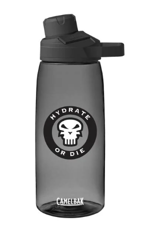 Camelbak 2469002001  32oz Chute Mag Water Bottle w/Tritan Renew -Hydrate or Die -Charcoal