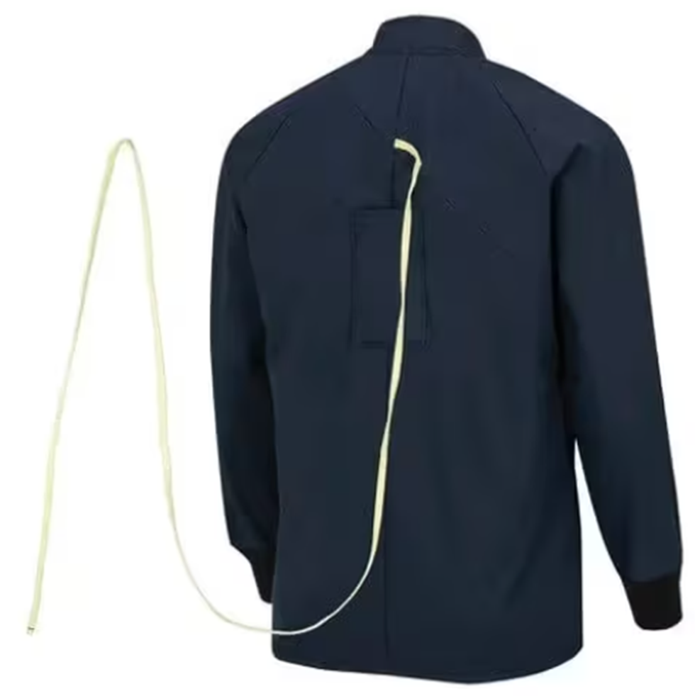 SureWerx OBRLAN2ST-CT-ES-5XL: 12 Cal LAN Series Deluxe Arc Flash Coat w/Escape Strap -