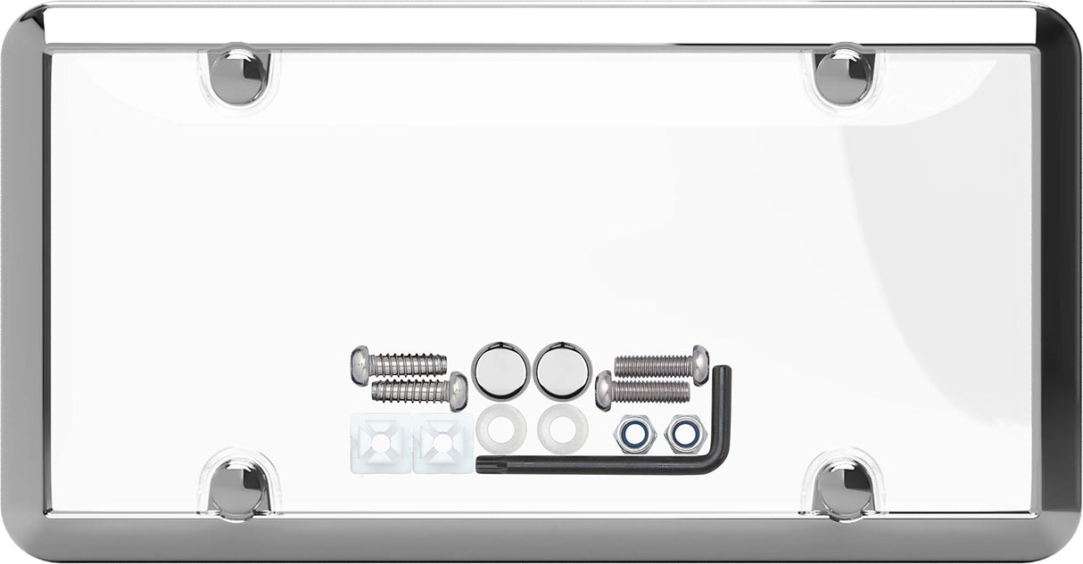 Cruiser Accessories Ultimate Tuf Metal Combo, Chrome/Clear