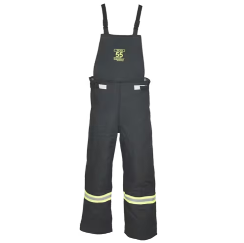 Surewerx OBRTCG75-BIB-SXL: 75 Cal TCG Arc Flash Bib Overalls -XLarge, Black