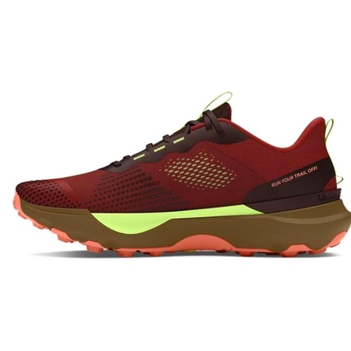Under Armour 3027202-800-12/13.5 UA U Infinite Pro Trail Earthen Orange 12/13.5