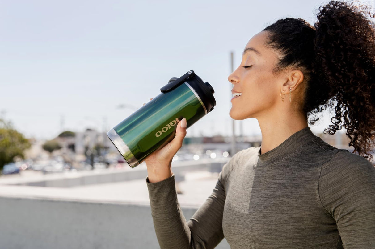 Igloo 00071090 36 Oz Stainless Steel Chug Bottle (Carbonite.Sstl   )