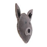Country Tails -Suede Dog Face Premium Dog Toys