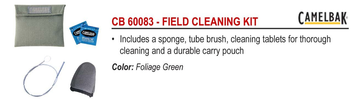 Field Cleaning Kit (incl 2 Cleaning Tablets)