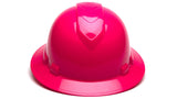 Pyramex Safety Products - Hi Vis Pink Ridgeline Full Brim 4 Pt Ratchet Suspension
