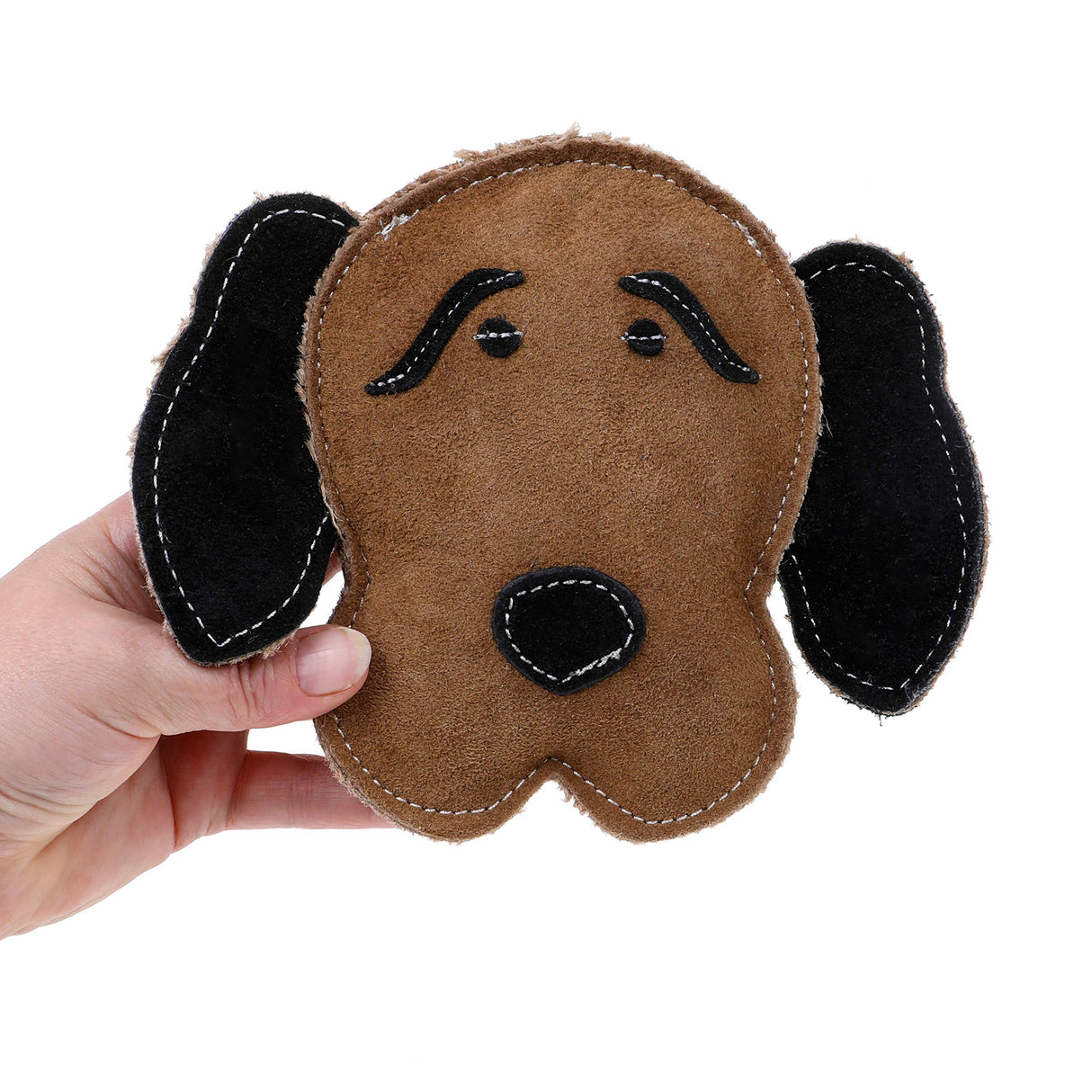 Country Tails -Suede Dog Face Premium Dog Toys