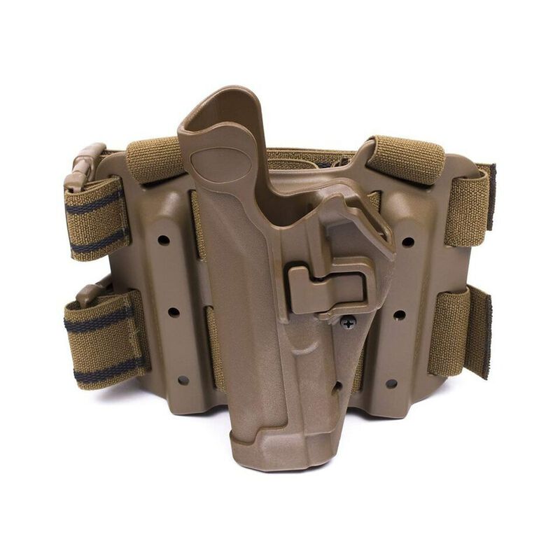 Blackhawk 430504BK-L SERPA L2 Tactical Gun Holster (Left Hand) -Matte Black