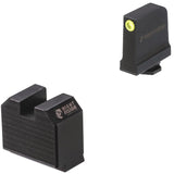 Night Fision  GLK-005-465-488-YGZX Optics Ready Stealth Night Sight Set for Glock 48 w/ RMRcc - Yellow Front Ring, Blank Rear Sight