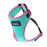 DOOG - All Weather 'Neoflex" Dog Harness, Flexible Neoprene Breathable Mesh Padding Light Wetsuit Material Water Friendly Draws Moisture Away Fir Skin Easy Fit Small, Medium, Large, XL Soft Comfortable 2 Point Adjustable Leash Training Run Walk Swim
