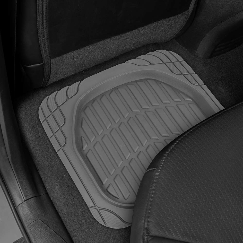 BDK Auto CAMT-1004-GR: Cat Short Trim Mats 4pack -Gray