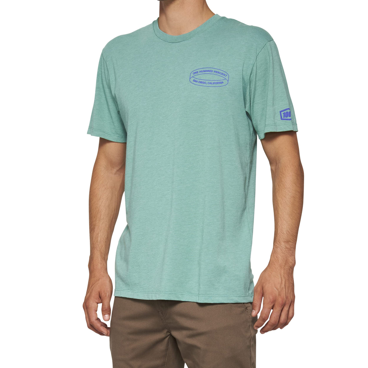 100 Percent - 100% Infinitee Tee Ocean Blu Sm (20000-00080)
