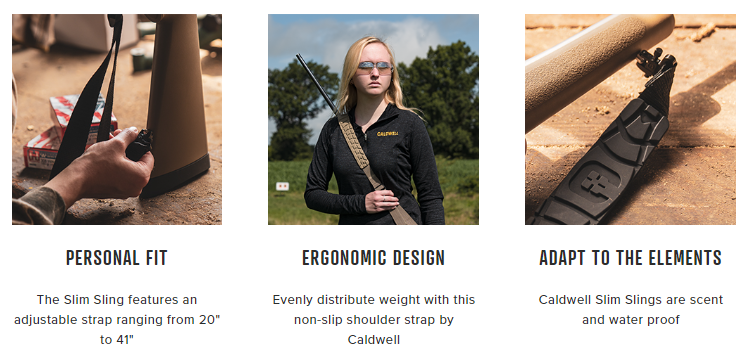 Caldwell 1131996 Max Grip FDE Slim Sling -Flat Dark Earth