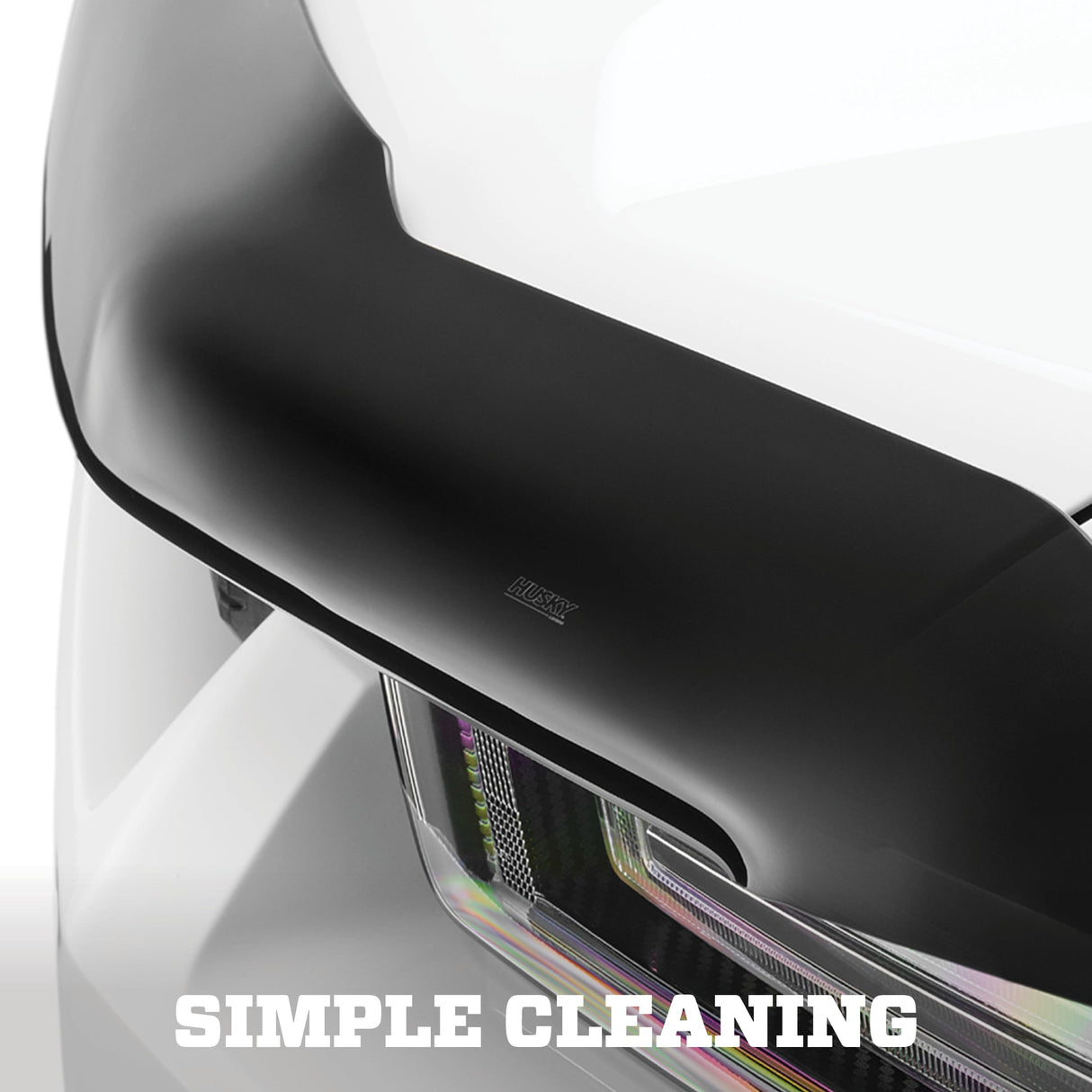 Husky Liners Hood Protector | Fits 2008-2010 Chrysler Town & Country, High Profile/Bug Shield - 1 pc., Smoke | 2815039