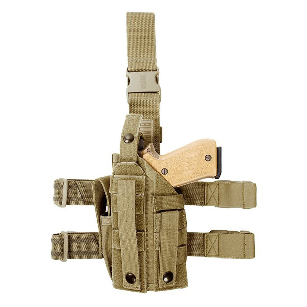 BLACKHAWK! 40MLH1CT  Omega VI Ultra Universal Modular Light Holster (AMBIDEXTROUS) -Coyote Tan