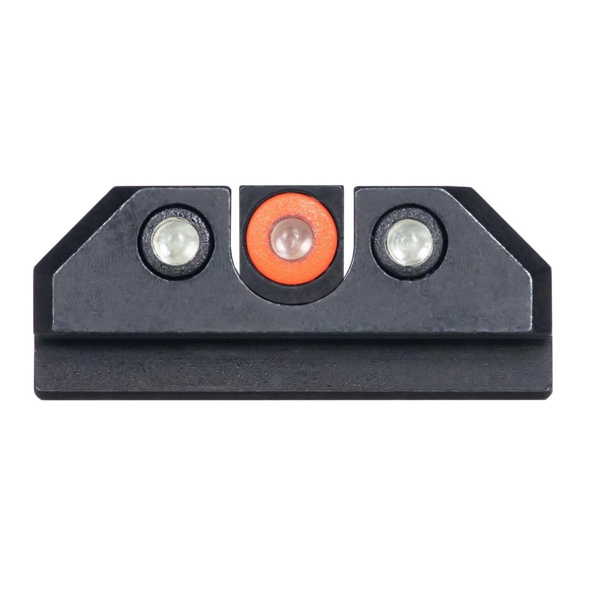 Night Fision  TAU-252-007-OGZG Night Sight Set for Taurus G3c/GX4 - Orange Front Ring, U Notch Black Rear Rings