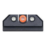 Night Fision  TAU-252-007-OGZG Night Sight Set for Taurus G3c/GX4 - Orange Front Ring, U Notch Black Rear Rings