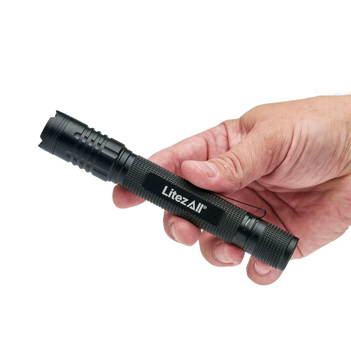 LitezAll 24099-6/24  280 Lumen Tactical Flashlight and Pocket Knife Combo
