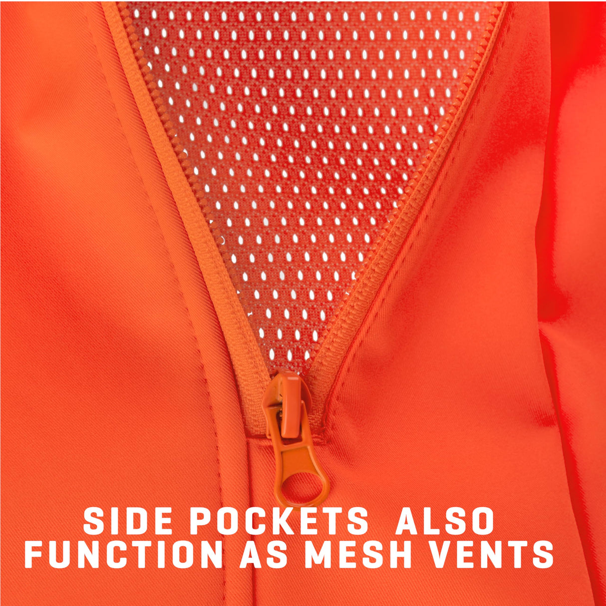 Allen Company 2337  Men's Softshell Blaze Hunting Vest -SIZE: Large, Blaze Orange