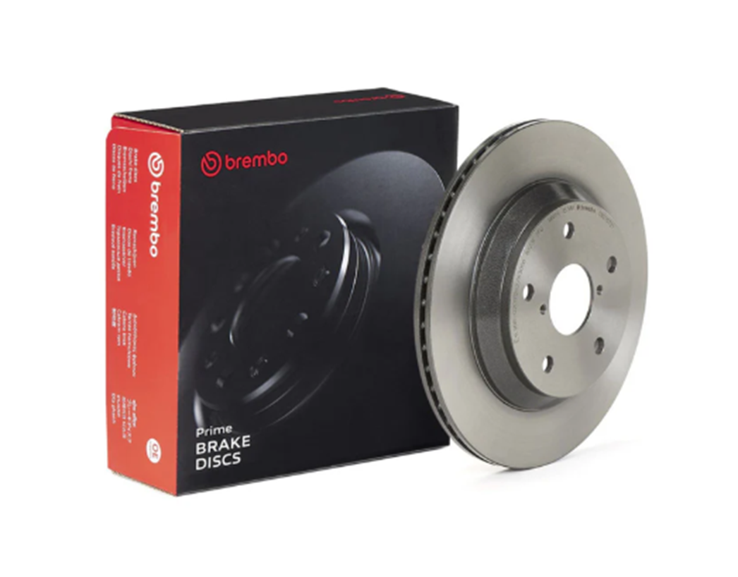 Brembo 09.D767.21: PRIME UV Coated Rear Disc Brake Rotor  (FITS:  2020 Subaru Forester)