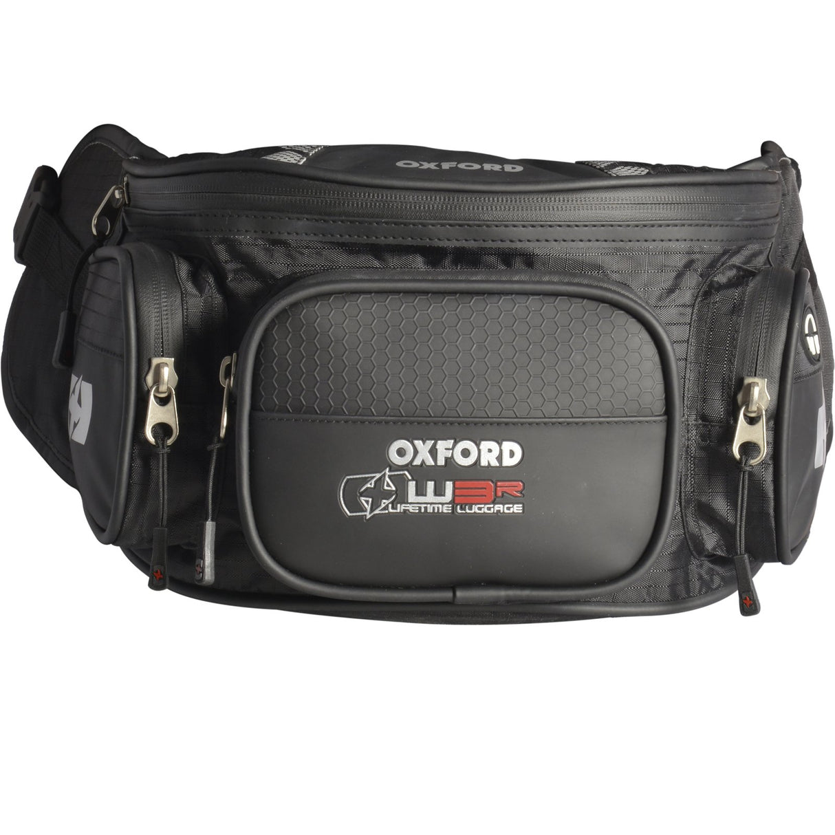 Oxford - XW3R Waist Bag 5.9 in (H) x 6.3 in (W) x 10.23 in (L), Adjustable Waist up to 56"