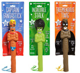DOOG - The Supersticks "Captain Fantastic" Fetch Toys Safer Than Real Sticks, Splinter Free, Glow-In-The-Dark Eyes, Floats, Easy to Clean