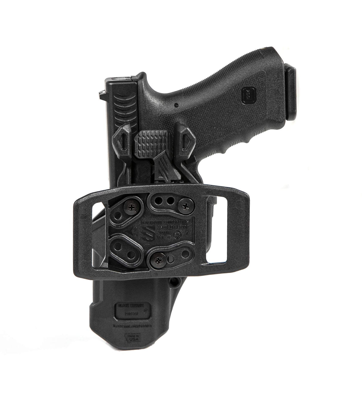 BLACKHAWK! 410200BKR T-Series L2C Light-Bearing Holster (Right Hand) -Black