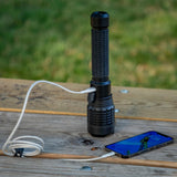 LitezAll 27878 Kodiak Kong 18,000 Lumen Rechargeable Tactical Flashlight