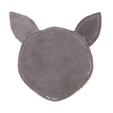 Country Tails -Suede Dog Face Premium Dog Toys