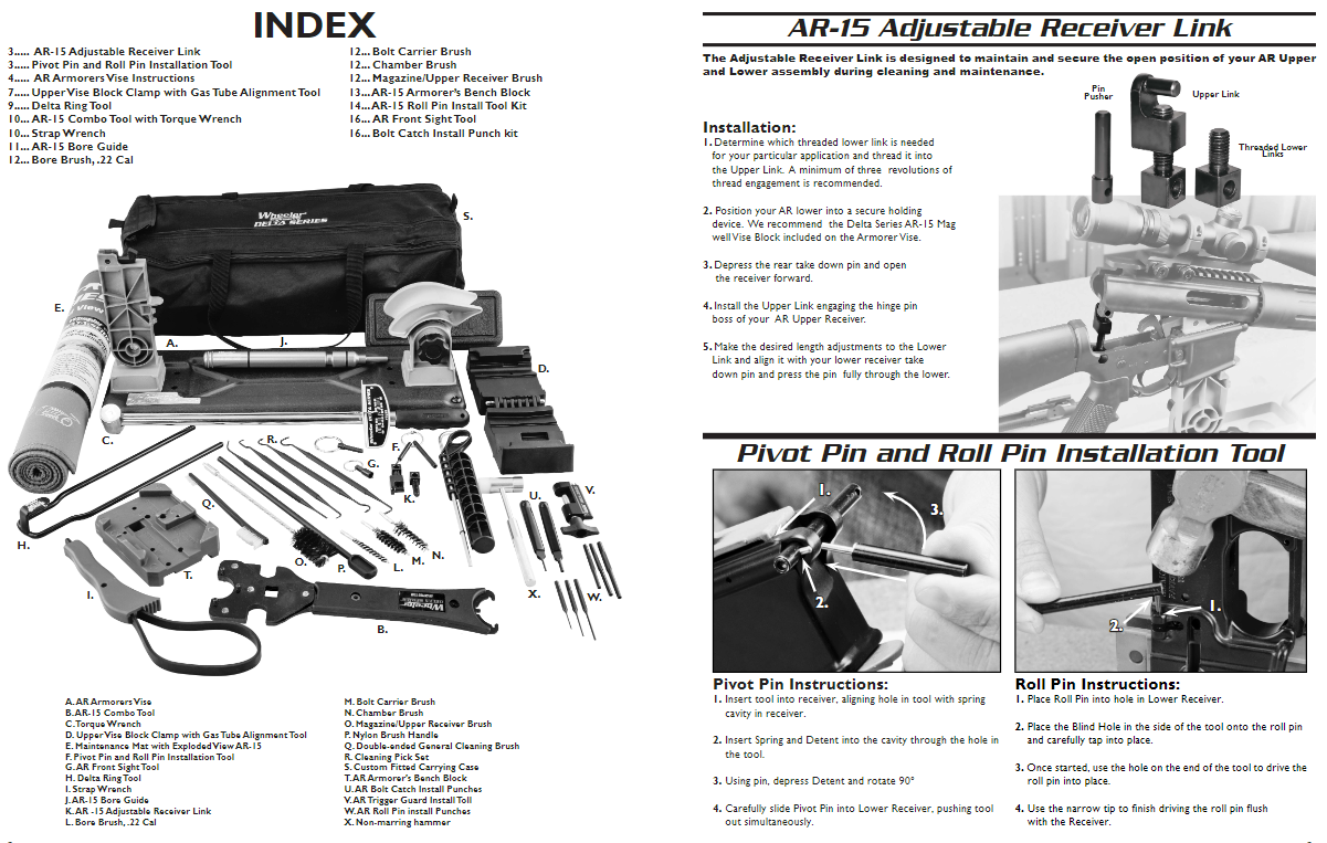 Wheeler 156559 AR Armorer's Ultra Kit