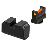 Night Fision GLK-001-330-353-RFZX Optic Height Fiber Optic Sight Set for Glock 17/19/45/48 w/ RMR/507c/SRO/ACRO - Red Front