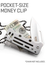 SOG EZ1-CP  2.75" Cash Card Money Clip Pocket Knife w/Clip for Pocket, Money or Card Holder