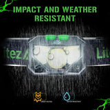 LitezAll 26079 SWYPE Rechargeable Motion Activated LED Headlamp Multifunction