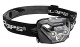 Cyclops CYC-HL500: 5W Cree LED 500 Lumen Headlamp w/Red LED & Black Strap