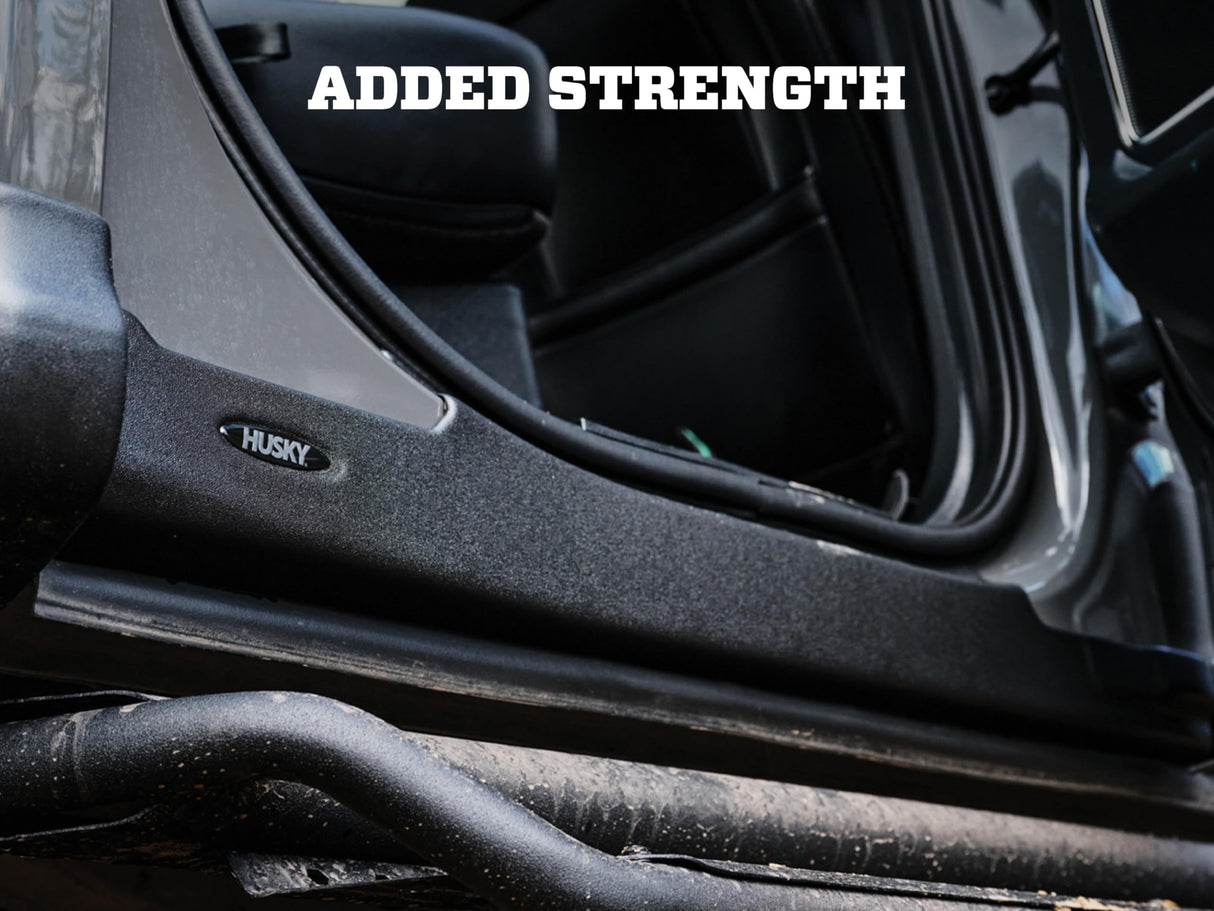 Husky Liners Trail Armor Rocker Panel | Fits 2024-2025 Ford Ranger, SuperCrew | Rocker Panel, 4-pc Black - 2874137