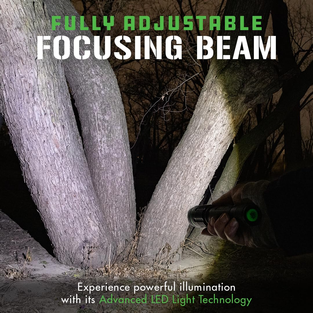 LitezAll 25195 Rechargeable Thin 2000 Lumen Tactical Flashlight