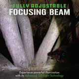 LitezAll 25195 Rechargeable Thin 2000 Lumen Tactical Flashlight