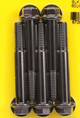 APR 661-1009  M8 x 1.25 x 60 Hex Black Oxide Bolts (5 pack)