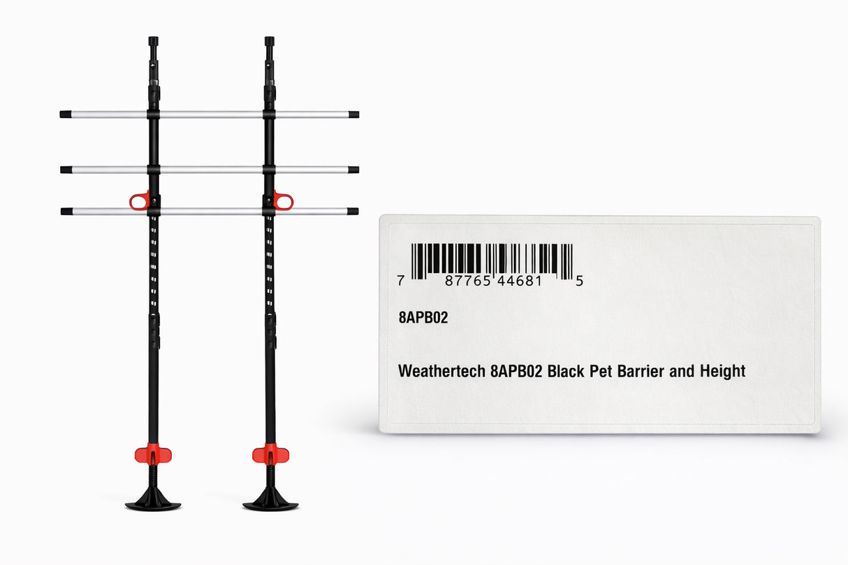 WeatherTech 8APB02: Pet Barrier and Height Extension Kit -Black