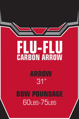 Carbon Express 50501 Flu Flu 60-75 With Hang Tag