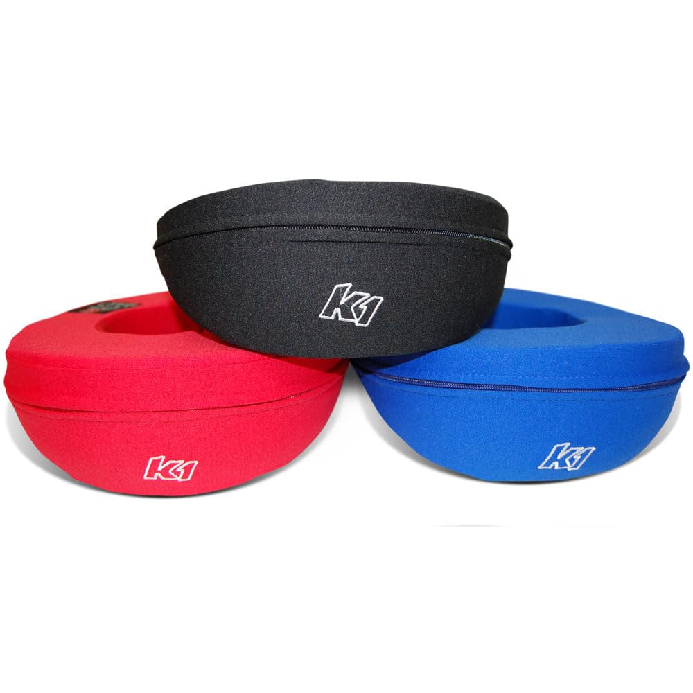 K1 RaceGear 15-NEC-R-A: Polyester Adult Karting Neck Collar -Red