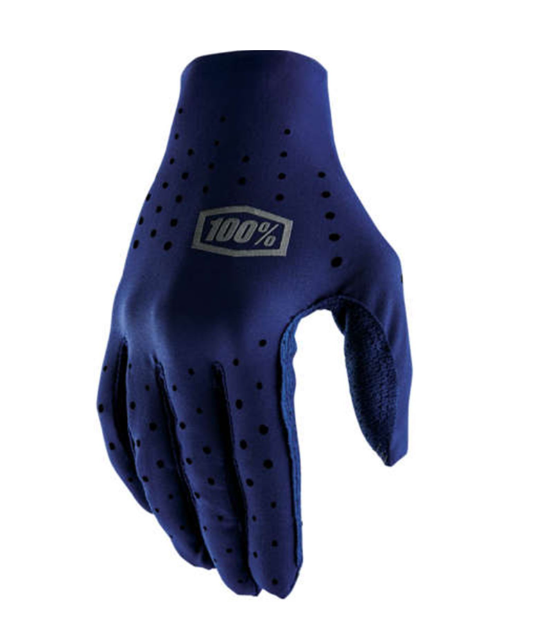 100% 10020-00014: Women's MTB/Cycling Sling Bike Gloves -Navy, WXLarge