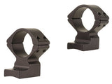 Talley 930734   1" Low Weatherby Vanguard Scope Mounts -Black Anodized