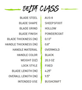 Schrade 1182514 Bedrock Sheepsfoot Fixed Blade