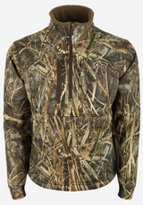 Drake DW7395-022-5: MST Hole Shot Windproof Eqwader 1/4 Zip Jacket -Realtree Camo, 2XLarge