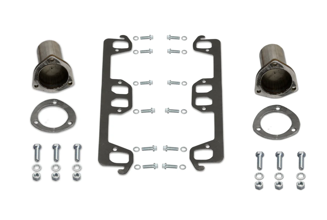 Doug's Headers D455: 1-5/8" Long Tube Exhaust Header w/Metallic Ceramic Coating (FITS: 67-74 Mopar A Body Small Block)