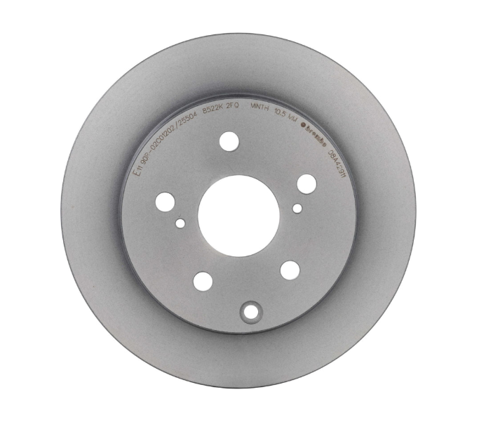 Brembo 08.A429.1X: PRIME UV Coated Rear Disc Brake Rotor  (FITS: 2010 Lexus HS250h & 2013 Toyota RAV4)