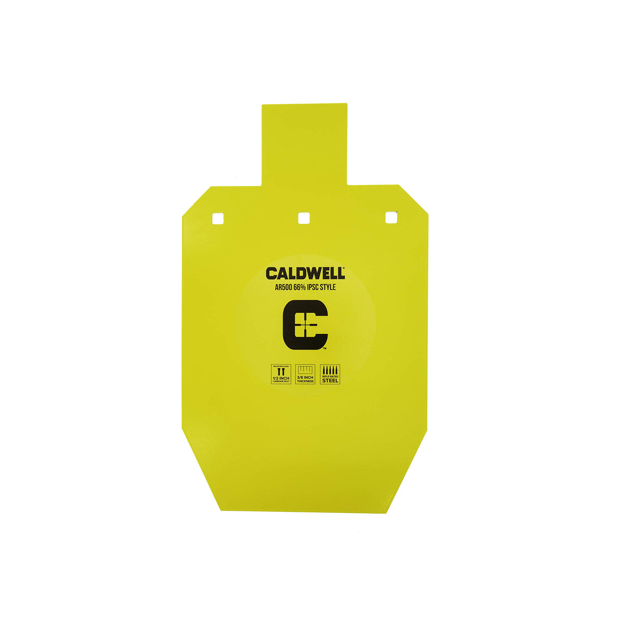 Caldwell 1116702 AR500 66% IPSC Steel Target New 2020